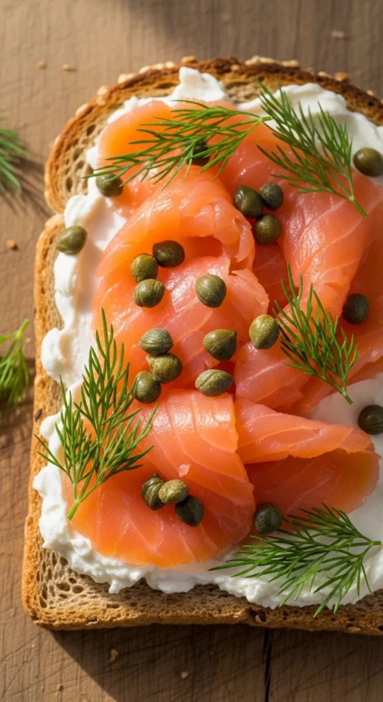 Homemade peanut butter energy balls made with oats and chia seeds for a quick healthy breakfast snack.