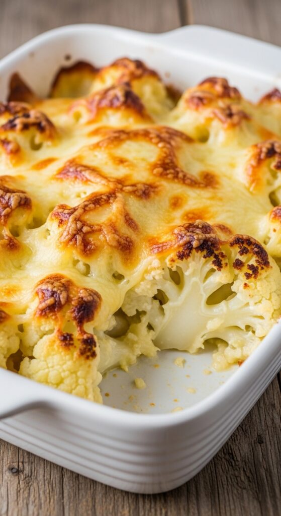 2. Cheesy Cauliflower Bake