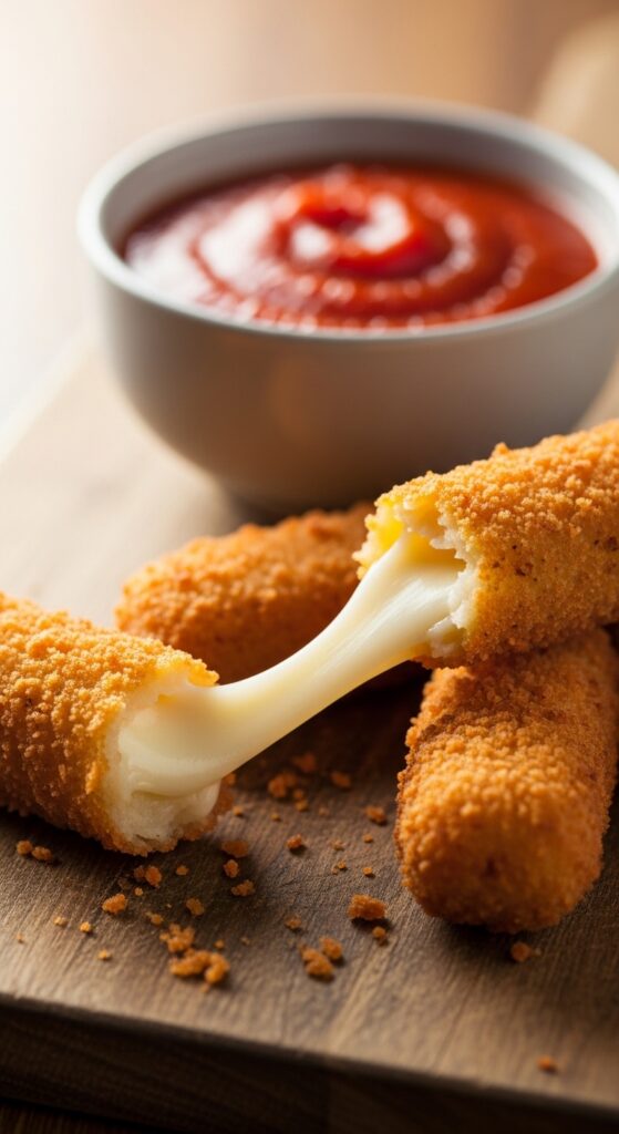 Crispy roasted broccoli florets made in air fryer with garlic seasoning – healthy low calorie side dish idea.