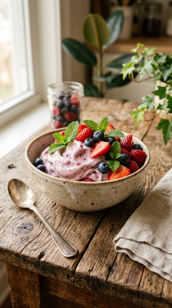 Healthy Homemade Ice Cream Without Added Sugar
