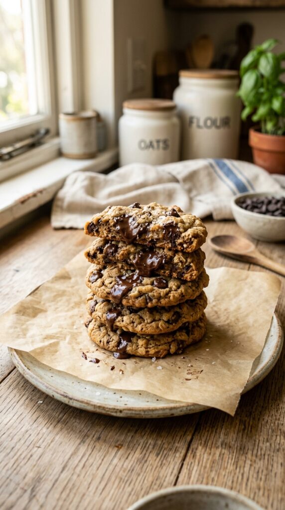 Healthy Soft Chocolate Chip Cookies