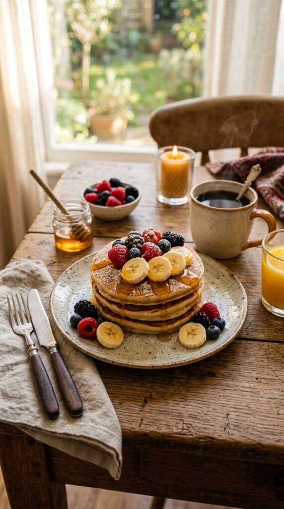 How to Make Fluffy Healthy Protein Pancakes at Home 2 healthy breakfast smoothies