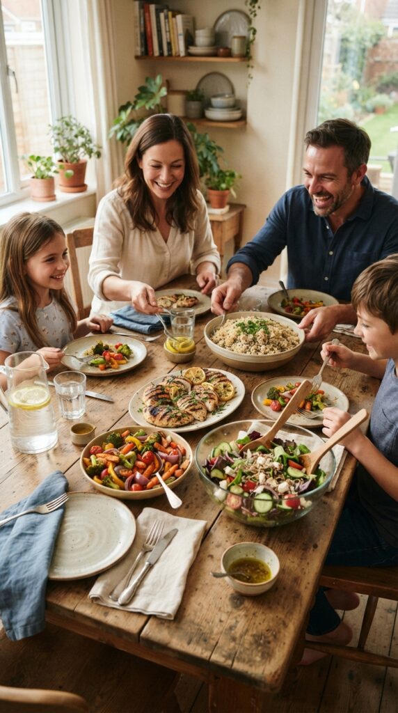 How to Cook Healthy Budget Meals for the Whole Family 5
Family_dinner_with_grilled_chicken